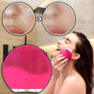 Facial Cleansing Brush with Vibrating Massage, Waterproof Rechargeable Skin Exfoliator | STARGLO