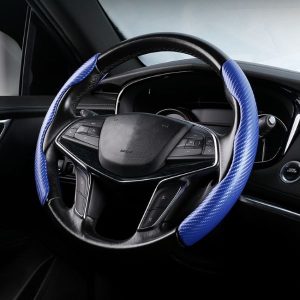 Almofadas de aderência para volante - pele PU antiderrapante | WHECOVER